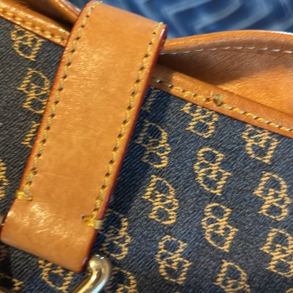 Dooney & Bourke Navy Blue Tote - Picture 13 of 16
